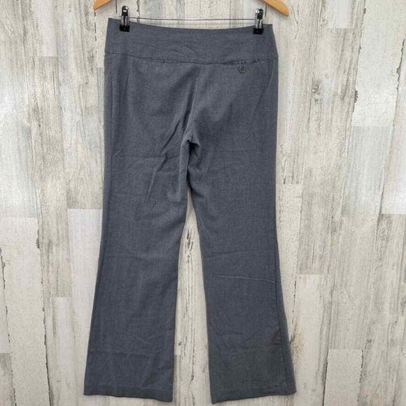 Samantha Trouser Pants Womens Juniors 3 Gray Straight Leg Flare Polyester Y2K 90 - Picture 3 of 7